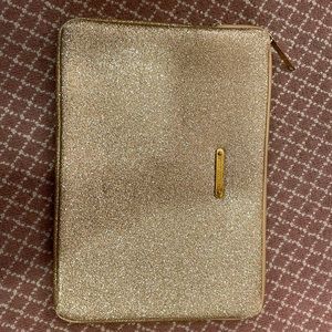 Juicy couture gold sparkle laptop case